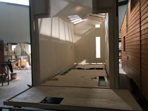 Rohbau Tiny House innen